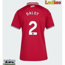 Manchester United Diogo Dalot #2 Replica Home Shirt Ladies 2026-27 Short Sleeve